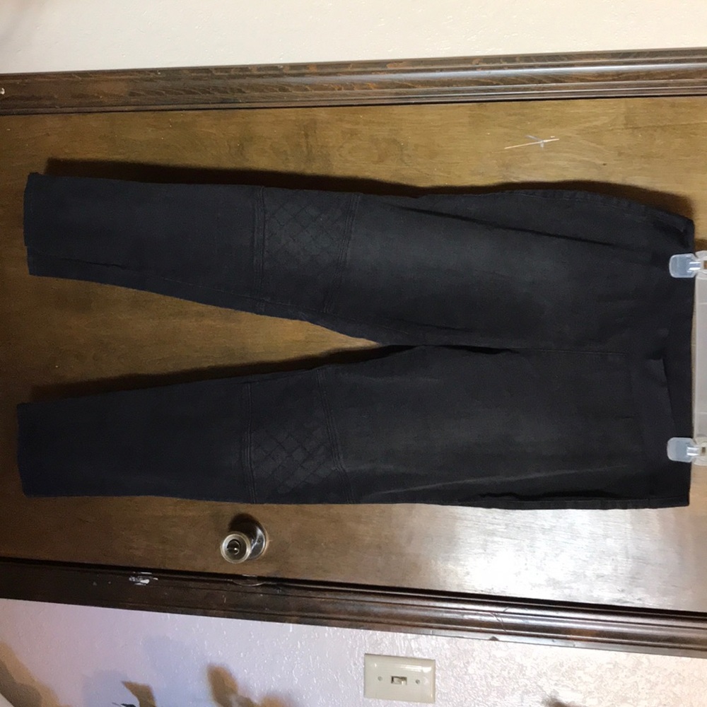Cabi Moto Black Jeggings